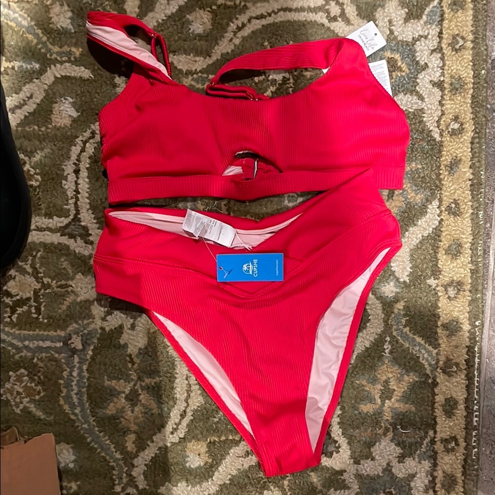 Red Bikini Set - Picture 1 of 5